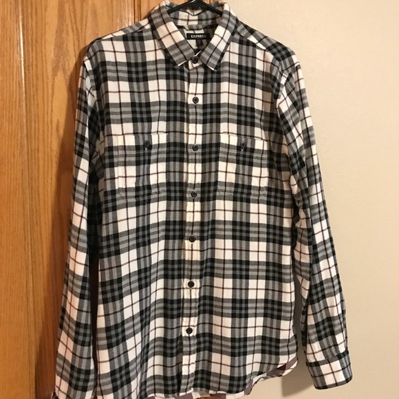 Express Flannel Shirt - SUPER SOFT - Large - Picture 2 of 5